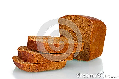 Delicious sliced â€‹â€‹rye bread Stock Photo